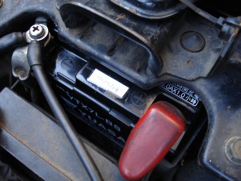 取り付け後 台湾ユアサ