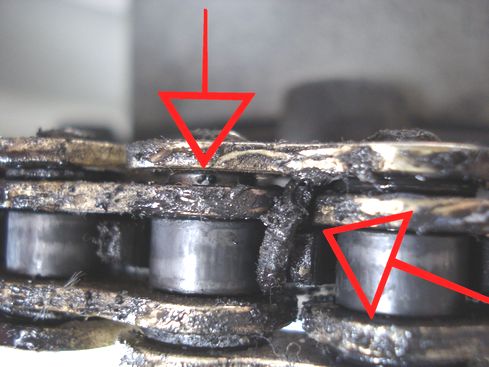 ちぎれたOリング