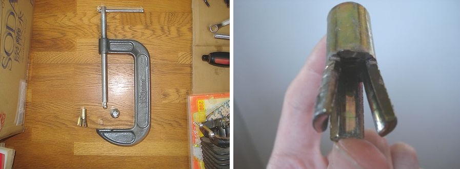 失敗バルブスプリングコンプレッサー