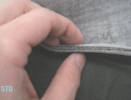 STDシート 裏側 純正との違い