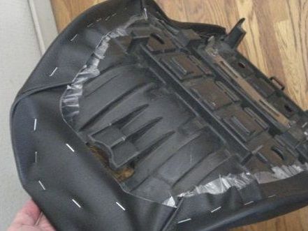 シート張り替え概ね完成 裏側