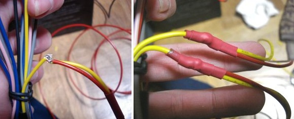 ウィンカー点灯線 増設