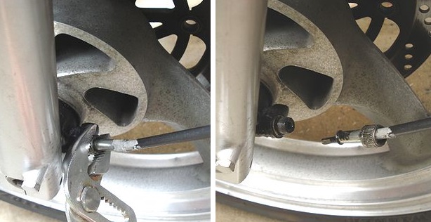 メーターギアケーブルを外す