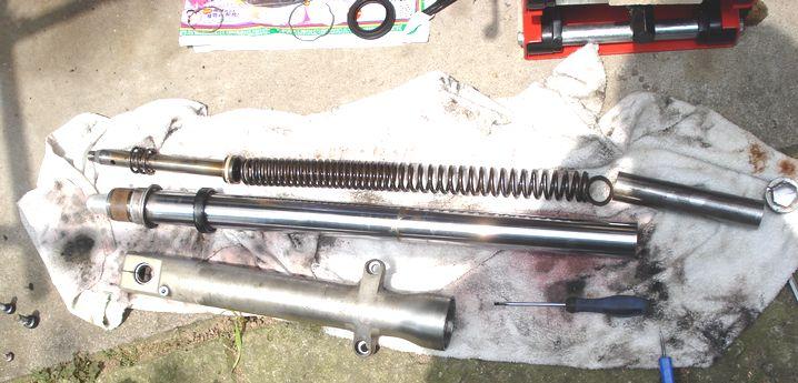 フォークばらし完了