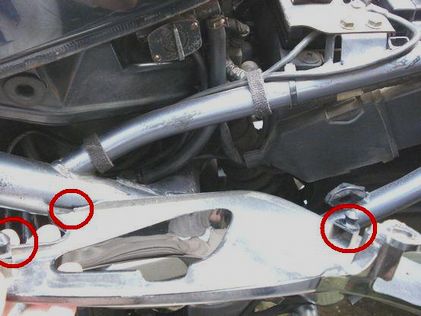 サイドカバー外し