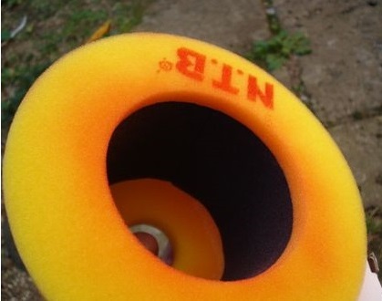 ワコーズのフィルターオイル 内側に塗布