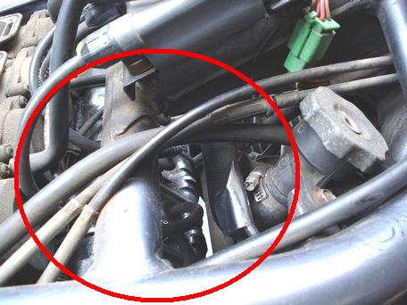 ケーブルの位置確認