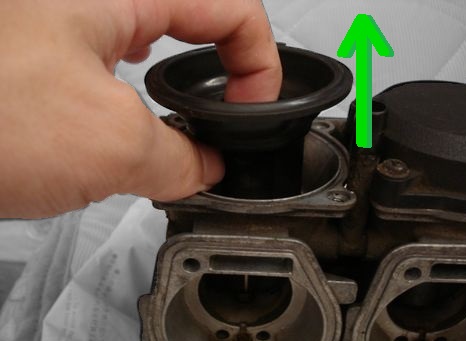 バキュームバルブ取り出し