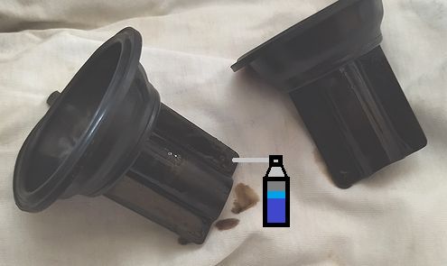 バキュームバルブの汚れ