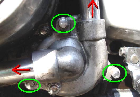 ウォーターポンプ ボルト