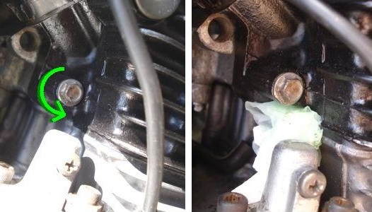 シリンダー　エア抜き