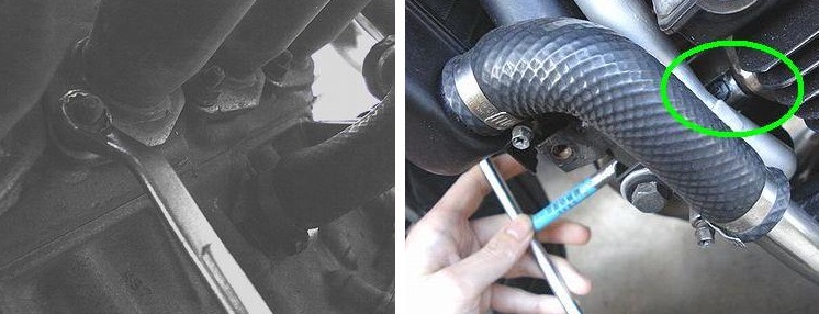 マフラー前方ボルト 外す