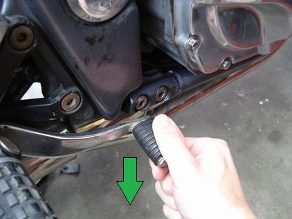 ブレーキを掛ける