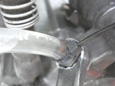 ブリーダーを緩める