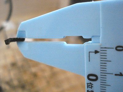 排気ポートのカーボンの厚み