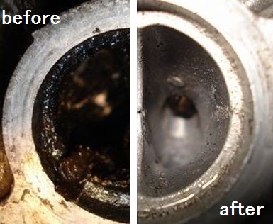 カーボンが落ちて綺麗になったヘッド1