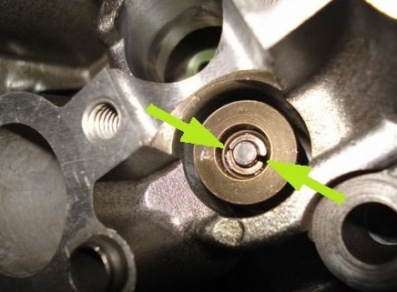 コッターをはめる