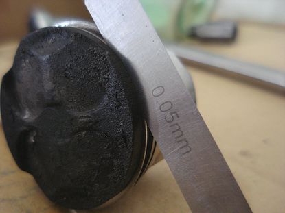 ピストン溝チェック