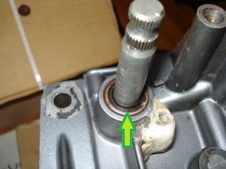 クランクケースの中身 ゴム系の部品 2