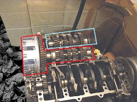 複雑そうに見えるトランスミッション