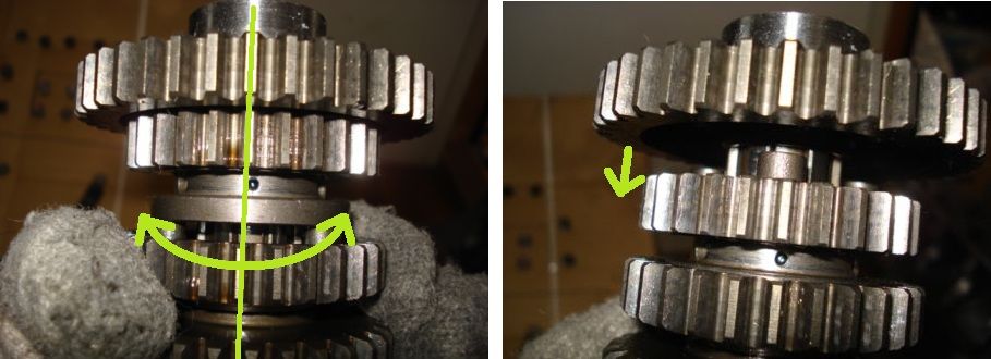 トランスミッション アウトプット2速