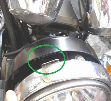 ヘッドライト つめ