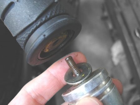 ワッシャーで調整