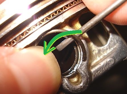 止め輪の装着法